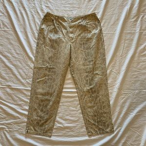 VINTAGE LIZ CLAIBORNE SNAKESKIN PANTS